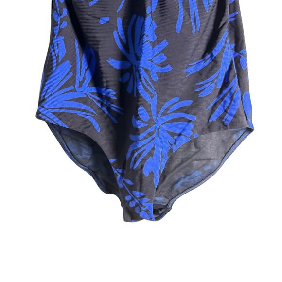 Sea Level Tradewind Twist Front Bandeau One Piece Swimsuit Night Sky Size 8 - Picture 6 of 13